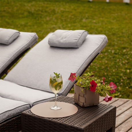 Плейсмат COLOMBO DESIGN ADJ 001.10/16 настольный двухсторонний цвет белый/панна котта