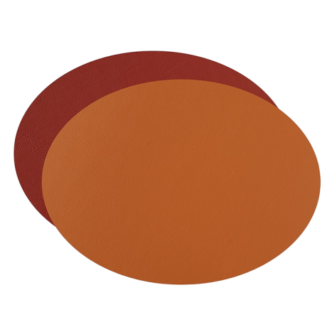 Плейсмат COLOMBO DESIGN ADJ 001.09/30 настольный двухсторонний цвет коньяк/бордо
