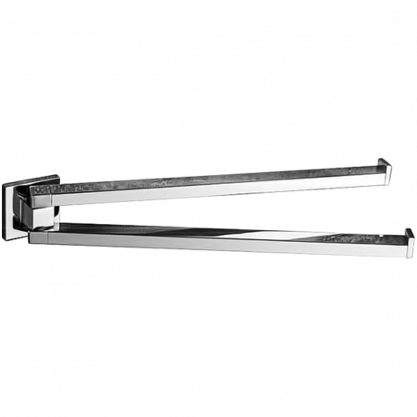 Полотенцедержатель COLOMBO DESIGN BASICQ B3712 двойной цвет хром