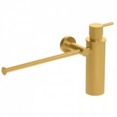 Полотенцедержатель с дозатором COLOMBO DESIGN PLUS W4975.OM настенный цвет золото матовое