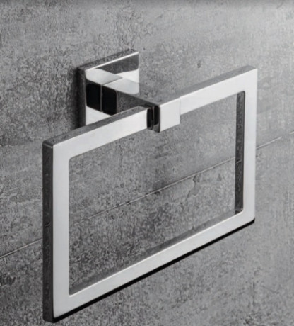 Полотенцедержатель COLOMBO DESIGN BASICQ B3731 кольцо цвет хром