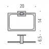 Полотенцедержатель COLOMBO DESIGN LOOK B1631.NM кольцо цвет черный матовый