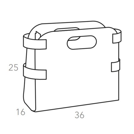 Журнальница COLOMBO DESIGN ADJ 9868.10/16 настольная напольная цвет белый/панна котта