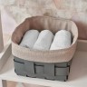 Мешок для корзины для белья COLOMBO DESIGN ADJ 1019C.00 подходит для корзин 1019 цвет серый