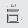 Мыльница COLOMBO DESIGN LOOK B1601.NM настенная цвет черный матовый