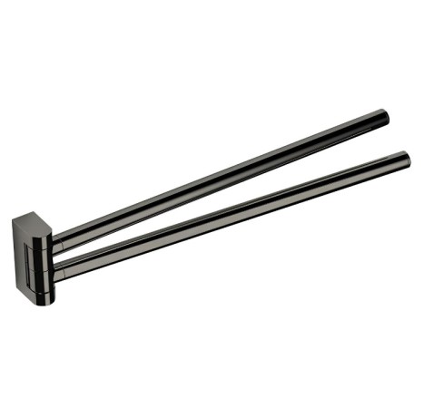 Полотенцедержатель COLOMBO DESIGN MINI B4012.HPS1 двойной цвет нержавеющая сталь