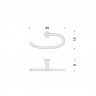 Полотенцедержатель COLOMBO DESIGN BASIC B2731 кольцо цвет хром