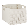 Корзинка COLOMBO DESIGN ADJ 1048.10/16 настольная напольная цвет белый/панна котта