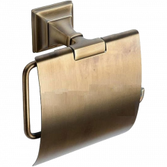 Держатель туалетной бумаги COLOMBO DESIGN PORTOFINO B3291.BR с крышкой цвет бронза