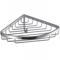 Полочка корзинка COLOMBO DESIGN ANGOLARI B9602 настенная цвет хром