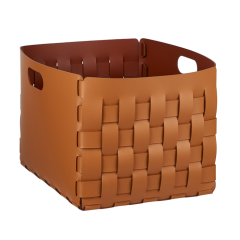 Корзинка COLOMBO DESIGN ADJ 1048.09/30 настольная напольная цвет коньяк/бордо