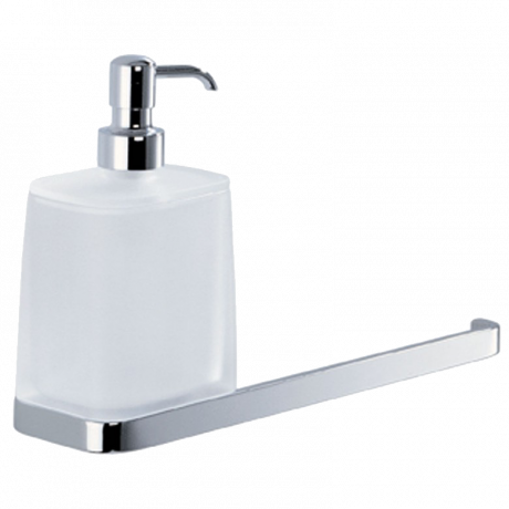 Полотенцедержатель с дозатором COLOMBO DESIGN TIME W4274 настенный цвет хром