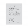 Дверная ручка Colombo Design IDA ID31RSB хром