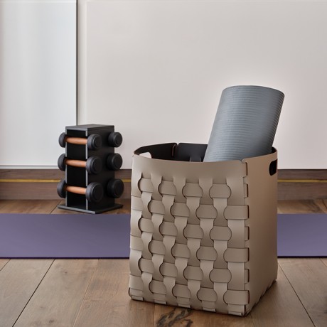 Корзинка COLOMBO DESIGN ADJ 1048.04/06 настольная напольная цвет капучино/шоколад