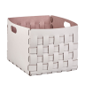 Корзинка COLOMBO DESIGN ADJ 1048.02/07 настольная напольная цвет устричный/пепельная роза