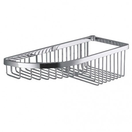 Полочка корзинка COLOMBO DESIGN ANGOLARI B9608 одинарная цвет хром