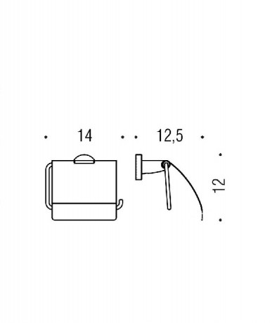 Держатель туалетной бумаги COLOMBO DESIGN BASIC B2791 с крышкой цвет хром
