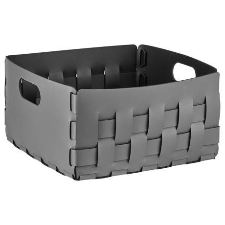 Корзинка COLOMBO DESIGN ADJ 1045.03/01 настольная напольная цвет серый/черный