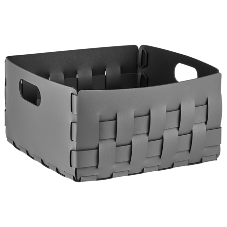 Корзинка COLOMBO DESIGN ADJ 1045.03/01 настольная напольная цвет серый/черный